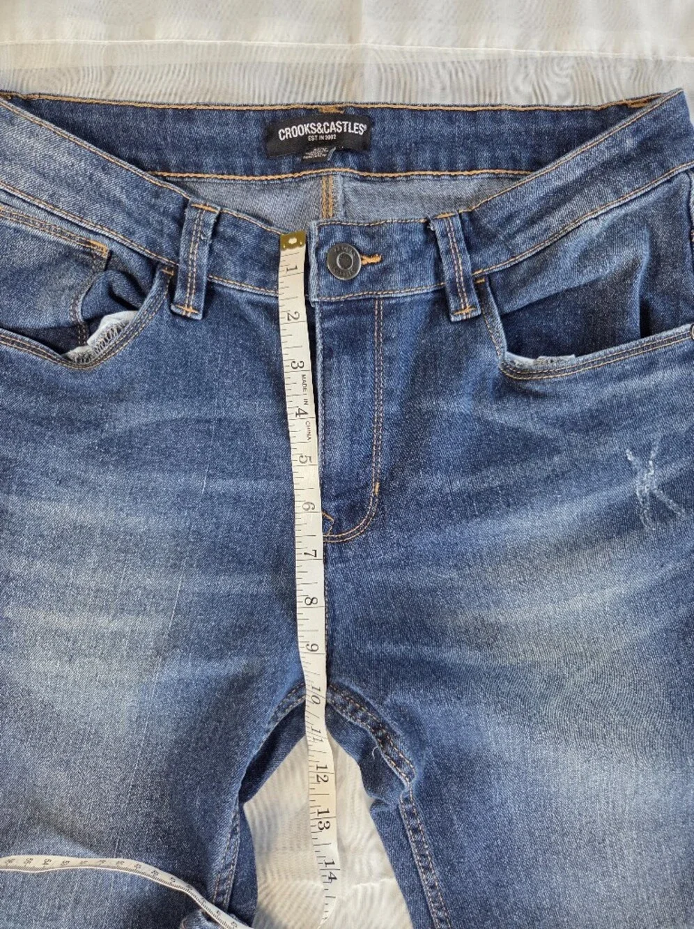 Crooks & Castle Men's Classic Blue Jeans